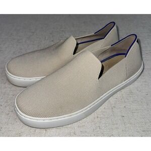 Rothy's The Original Slip On Sneaker Shoes Women's Sz 6.5 Comfort Cream Beige